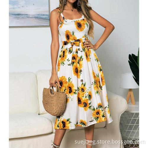 Women Casual Slip Summer Dress